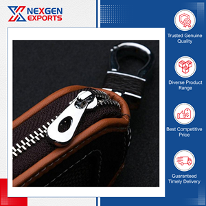 Distribuidor Global que Vende Llaveros de Cuero PU Portátiles de Diseño Atractivo y Calidad Excepcional a Precio de Mercado Mayorista - Product Image 4