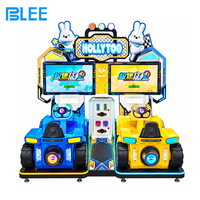 Machine de jeu d'arcade de course pour 2 joueurs, simulateur de course automobile à grande vitesse pour aire de jeux intérieure, parc d'attractions FEC