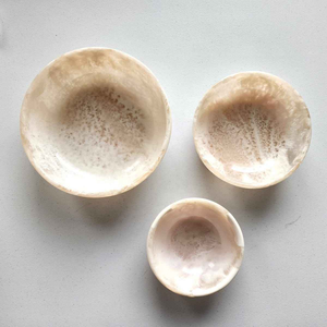 High Quality Handcrafted Resin Bowl High-Polished Cute Design Party Soup <b>Noodle</b> Serving Kitchenware Handmade Rice Plate - Product Image 1