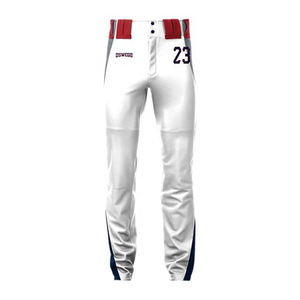 Pantalones de Béisbol de Alto Rendimiento OEM, Transpirables, Elásticos, de Secado Rápido, UPF 50, Estampados, Personalizables, Uniformes de Equipo, Cintura Elástica - Product Image 3