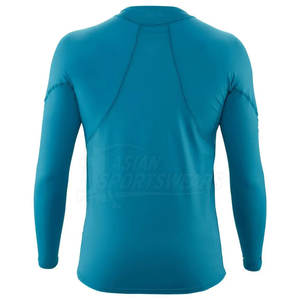 Camiseta de Protección Solar Transpirable de Secado Rápido para Hombre, Manga Larga, para Entrenamiento Atlético, Natación y Surf - Product Image 3