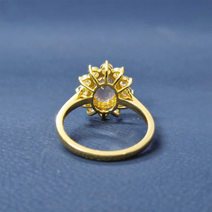 Anillo de Boda RIZTA JEWELS con Diamante Cultivado en Laboratorio, Corte Ovalado, Color D, para Mujer y Pareja, Certificado IGI, Claridad VS2 - Product Image 4