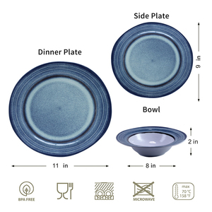Juego de Vajilla de Vidrio de Primera Calidad con Elegantes Detalles Dorados, Platos para Servir con Estilo, Tazones Decorativos, Tazas de Té de Lujo - Product Image 2