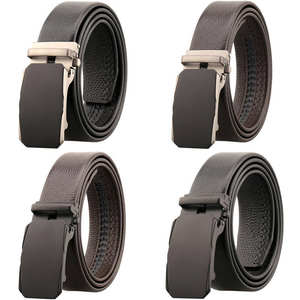 Ceinture automatique pour homme en cuir véritable avec logo personnalisé OEM d'usine – Ceinture de luxe de haute qualité pour affaires - Product Image 5