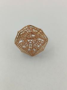 Montajes de joyería fina de oro sólido de nuevo diseño de lujo monturas de anillo de oro de diamante Real Ghat para mujeres - Product Image 4