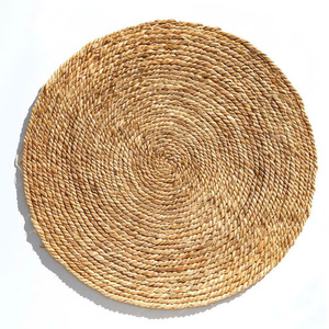 Handmade Natural Seagrass <b>Placemat</b> Durable Round Dining Table Mat Rustic Boho Style - Product Image 2