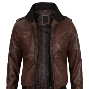 2026 New Unisex Spring Formal Motorcycle Windproof Bomber Jacket Canvas Genuine Leather Coated <b>Camouflage</b> Thin Loose Washed - Product Image 6