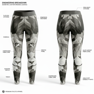 Leggings de Yoga Personalizados OEM ODM de Poliéster al por Mayor a Precio Económico y Alta Calidad, Leggings Ajustados y Relajados para Entrenamiento y Jogging - Product Image 2