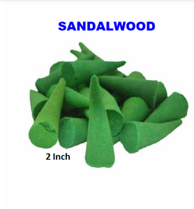 Best Brand's Natural <b>Sandalwood</b> Eco-friendly Indian Backflow <b>Incense</b> Cones Green Wholesale Supply High-class Aromatic Wood - Product Image 1