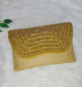 Aheli lujo hecho a mano noche embragues para mujeres boda india nupcial monederos bordado al por mayor artesanías de lujo fiestas de boda - Product Image 4