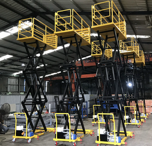 Estándar de calidad 300kg Elevador de tijera para coche Hidráulico Mejor precio Apilador eléctrico para peatones Motor Garantía 1 año Mecánica Vietnam - Product Image 1