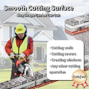 Ring Concrete Cutter <b>Saw</b>, Concrete <b>Saw</b> 20 Inch, 110V Pure Copper Motor with an Intelligent Water Pump for Reinforced Concrete - Product Image 2