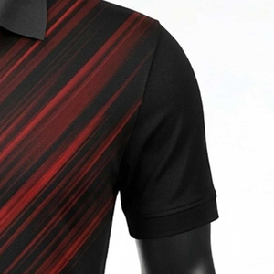 Chemises polo pour hommes de qualité supérieure pour le streetwear, vente en gros, meilleur prix, grandes tailles, col rabattu. - Product Image 4