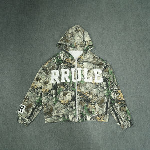 Camiseta de Hombre de Alta Calidad, Estampado Digital de Camuflaje, Hombros Caídos, Talla Grande, 480 g/m², 100% Algodón Preencogido - Product Image 2