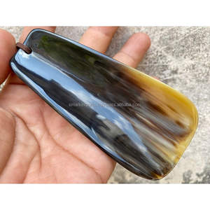 Bull Horn Carved Eco-Friendly Handmade Pocket Size Lightweight Travel Friendly Elegant Stylish <b>Shoe</b> Wearing <b>Accessory</b> - Product Image 6