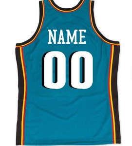Nouveaux maillots de basket-ball pour hommes à manches courtes respirants avec impression numérique personnalisée pour l'été - Product Image 2