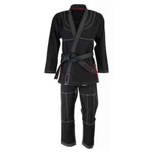 Combinaisons d'entraînement respirantes extensibles noires de haute qualité pour enfants et adultes, équipement d'arts martiaux, kimono de jiu-jitsu - Product Image 2