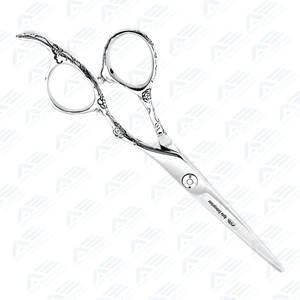 Tijeras para el cabello profesionales de 5,5 pulgadas Tijeras para cortar el cabello afiladas 440C Tijeras de peluquero con mango de rosa para Peluqueros - Product Image 3