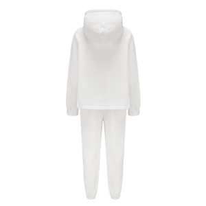 Conjunto Deportivo de Mujer a la Moda con Logotipo Personalizado, 2 Piezas, Top de Manga Corta y Pantalones Anchos, Chándal de Felpa con Logotipo Personalizado para Mujer - Product Image 2