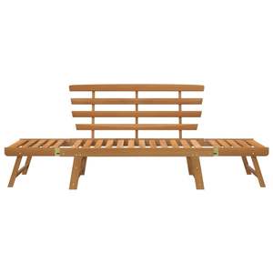 Banco de Jardín Grande de Madera de Acacia Marrón Sólido, Banco de Patio de Primera Calidad - Product Image 3