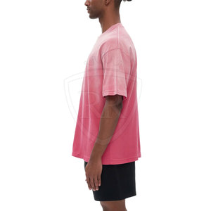 T-shirt Homme Tricoté Manches Courtes Oversize Effet Délavé 100% Coton Décontracté Été Streetwear Doux Respirant Col Rond Quotidien - Product Image 4
