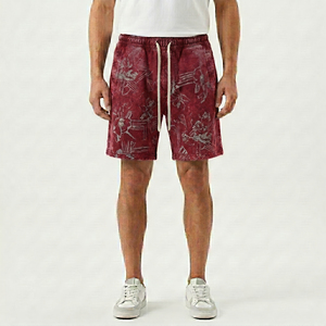 Concevez vos propres shorts décontractés pour hommes, personnalisés, en denim délavé, service OEM, haute qualité, séchage rapide, respirant - Product Image 1