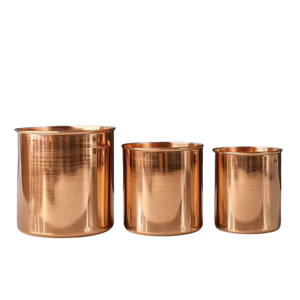 Lot de 4 mugs Moscow Mule en cuivre martelé faits à la main, avec pailles en cuivre et verre – Vente en gros - Product Image 3