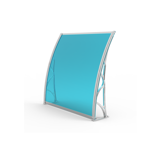 <span class=keywords><strong>Auvent</strong></span> de porte en polycarbonate avec support en aluminium pour balcon - Product Image 2