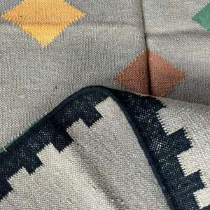 พรมผ้าฝ้ายเนื้อนุ่มลายทางสไตล์เมืองสำหรับห้องครัวห้องนั่งเล่นห้องนอน-ชุด013 - Product Image 5