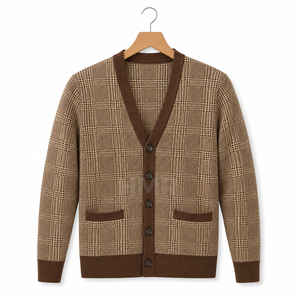 Suéter Cárdigan de Punto Estampado para Mujer, Otoño-Invierno, Marca HMR Sisterhood Sorority, Cuello en V, Botones al Frente, Manga Larga, Estilo Casual - Product Image 5