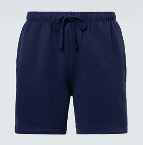 Pantalones Cortos Bermuda de Algodón para Hombre, Talla Grande, Color Sólido, con Cordón, Casuales, Tejidos, de Cintura Media - Product Image 1