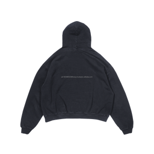 Sweat à capuche vintage ultra-lourd en coton 100% de haute qualité, 465 GSM, FRENCH TERRY, personnalisé - Product Image 2