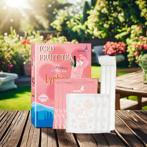 Té de Fruta de Lichi Oolong Orgánico Alody en Polvo Instantáneo en Caja para Disfrutar de un Refresco Rápido - 3 Sets - Product Image 3