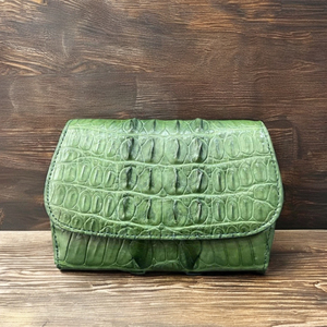 Venta caliente de las mujeres Trifold cuero genuino multifunción cremallera carteras Logotipo de lujo personalizado estilo Vintage hilo largo corto - Product Image 5