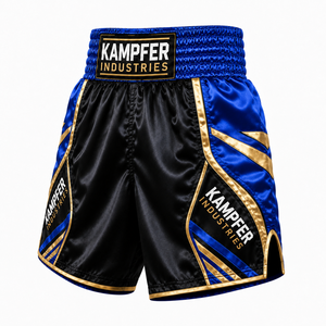 Shorts de boxe pour hommes, vêtements de combat professionnels avec tissu lisse, ceinture large et ajustement flexible pour l'entraînement au ring et en salle de sport - Product Image 5