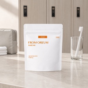 [FROM OREUM] Recharge de dentifrice solide pour l'hygiène dentaire en voyage, fournitures d'accueil pour salle de bain des invités - Product Image 2