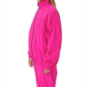 Nouvel arrivage : Ensemble coupe-vent deux pièces pour femme – Survêtements coupe-vent pour femme en gros avec couleurs, tailles et logo personnalisables - Product Image 4