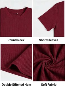 Heavy Weight 100% Cotton Oversized T-Shirt Men 220 Grams Shoulder Custom Printing Hip Hop Plus Size 100% Cotton Blank Boxy Men's - Product Image 5