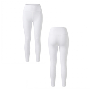 Plain Dyed 100% Polyester Material Made Women <b>Leggings</b> Sports Wear Style Women <b>Leggings</b> With OEM Service - Product Image 5