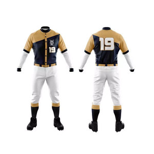 Uniforme de Béisbol de Alta Calidad para Equipos, Talla Grande, Material Duradero, Diseño Moderno, Precio Bajo - Product Image 6