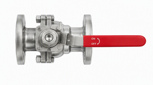 Vannes à boisseau sphérique manuelles à bride de 3 pouces, matériau SS316, -20°C~200°C, OEM/ODM DISPONIBLE - Product Image 4