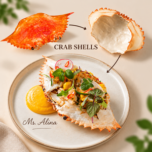 Coquilles de crabe séchées coupées en morceaux 20kg/carton pour la décoration alimentaire et l'artisanat par Viet D.E.L.T.A/ Mme Alina - Product Image 2