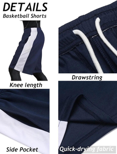 Pantalones Cortos Deportivos para Hombre, de Secado Rápido, Transpirables, Ligeros, para Entrenamiento, Fitness, Premium, con Logotipo Personalizado OEM, Venta al Por Mayor - Product Image 2
