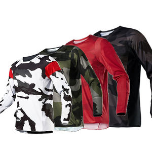 Custom Logo Printed Breathable Quick Dry Multi-Color Motocross <b>MTB</b> Downhill Cycling <b>Jerseys</b> <b>Blank</b> Camo Wholesale Men's Trail - Product Image 6