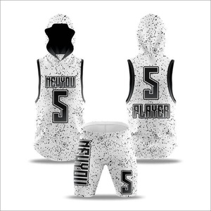 Wholesale Blank 7v7 Plain Dyed Hooded Camouflage 100% Cotton Winter Football Jersey Set Custom Soccer Uniform - Product Image 2