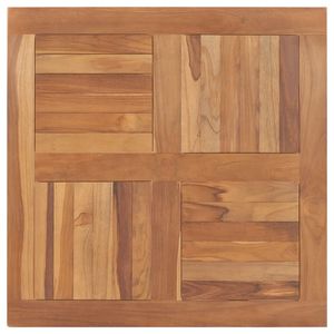 Tavolo quadrato in legno di Teak massello 31.5 "x 31.5" x 1 "tavolo da pranzo - Product Image 1