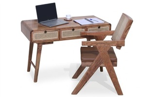 Contemporary Wooden Console Table With Open <b>Storage</b> Shelves <b>For</b> Living Room Entryway Hallway And Office Spaces - Product Image 3