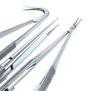 Ciseaux micro-chirurgicaux Kamiyama en acier inoxydable, manuels, certifiés CE, pour chirurgie générale, revêtement plasma, droits, SurgiRight Classe I - Product Image 1