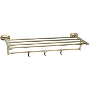 Modern <b>Stainless</b> <b>Steel</b> Towel Holder Elegant Metal Bathroom Wall Mounted <b>Rack</b> - Product Image 1