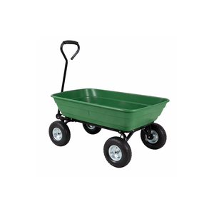 4 Wheel Heavy Duty <b>Garden</b> Cart Large Capacity Utility <b>Wagon</b> For Yard Lawn Gardening Landscaping And Outdoor Transport GARPYC028 - Product Image 1